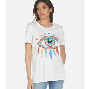NWT Lauren Moshi Wolf Rainbow Lightning Eye